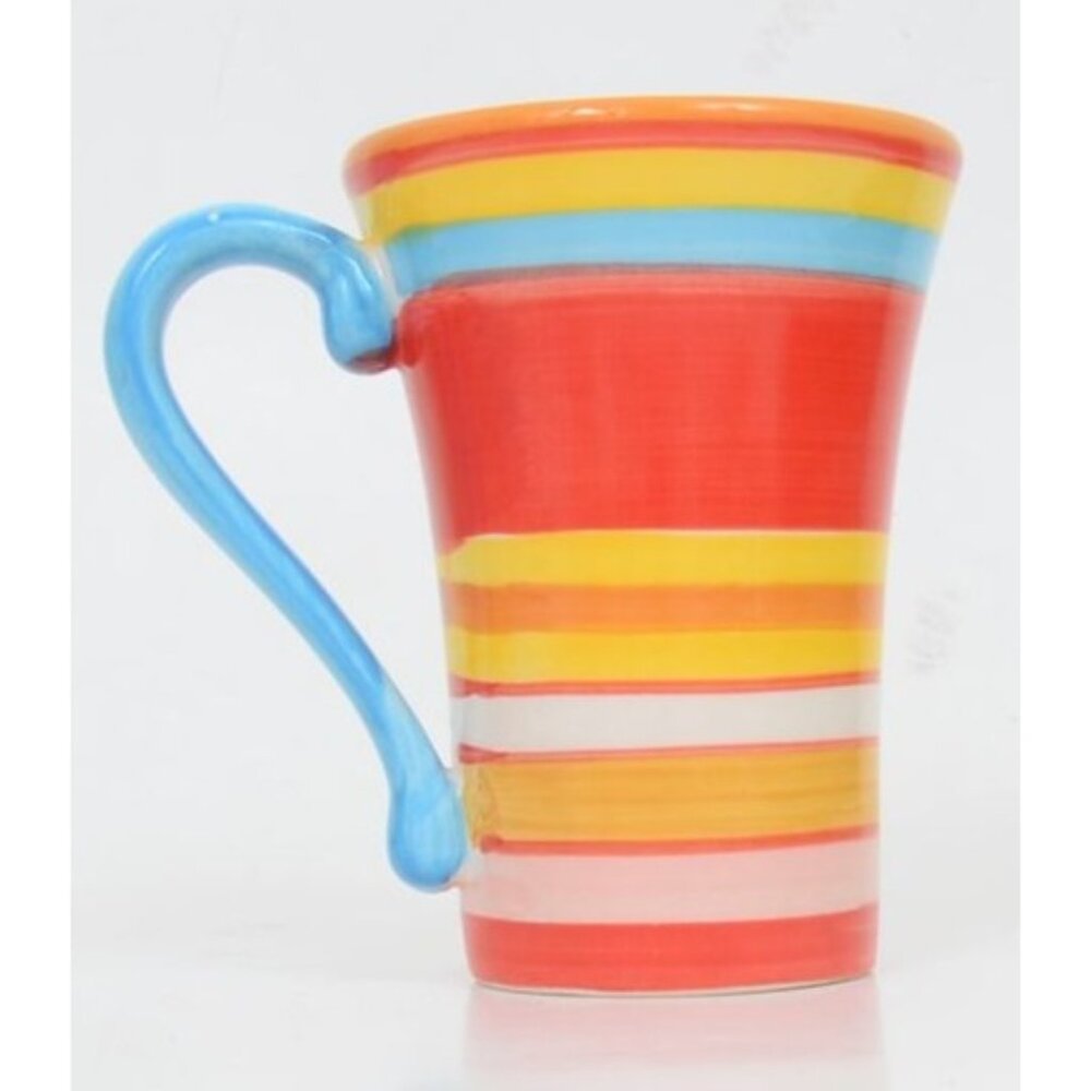 Gourmet Fiesta by Fitz and Floyd 5 Inch Coffee Mug Multi-Color Ceramic